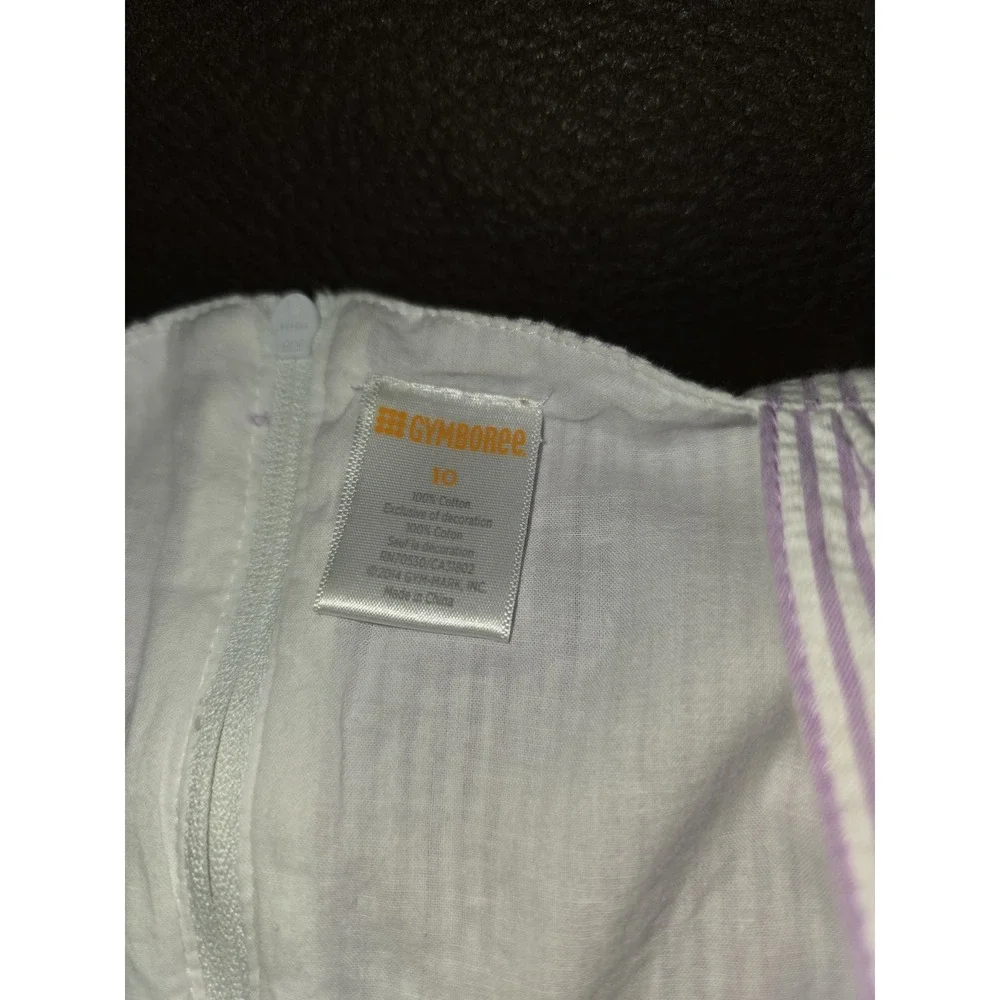 Gymboree outlet daffodil garden‎ purple striped dress size 10